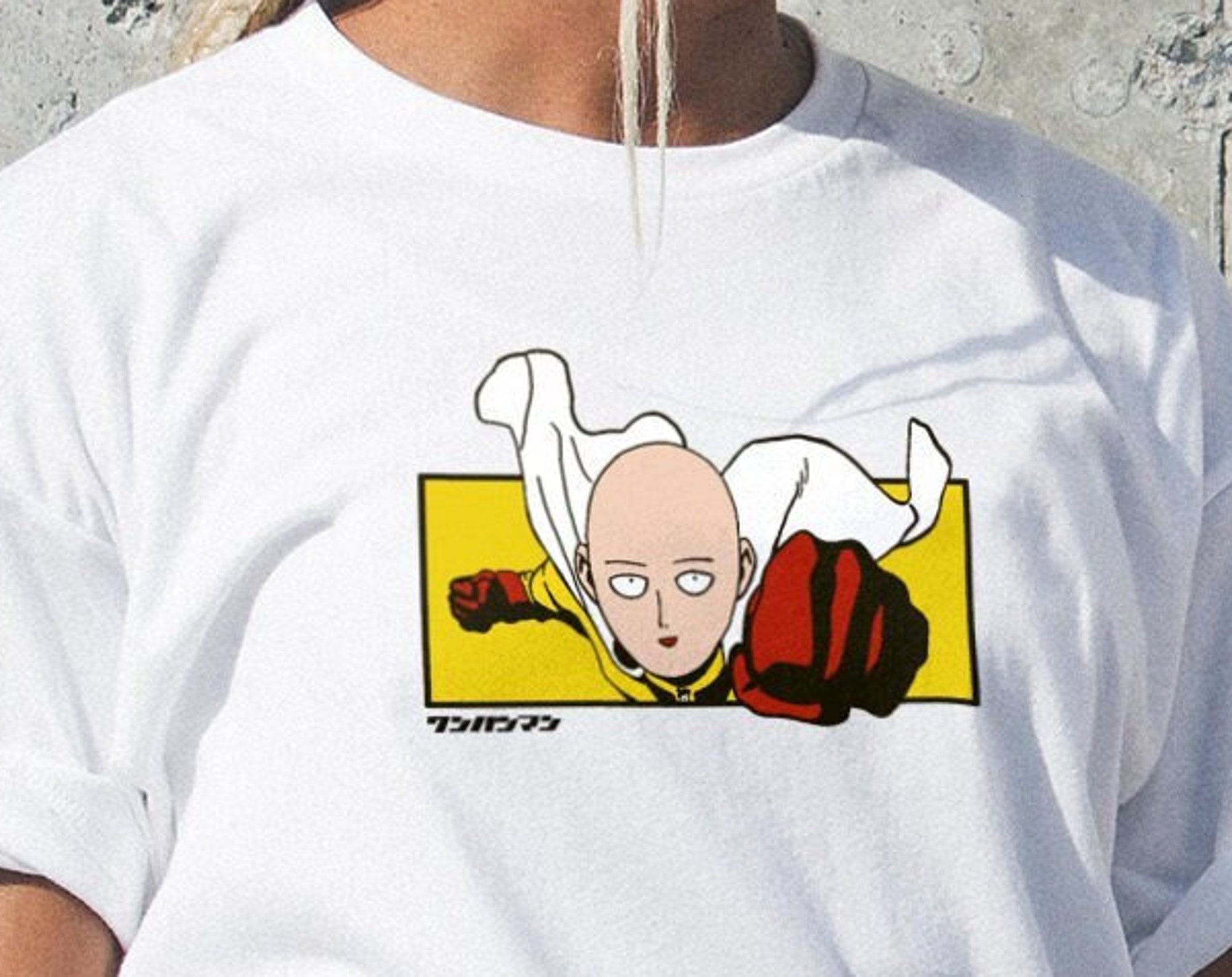 Discover Maglietta T-Shirt One-Punch-Man Uomo Donna Bambini - Anime Manga Giappone