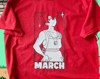 Fields of Mistria March game shirt , tshirt , top , merch , kawaii , handmade , merch