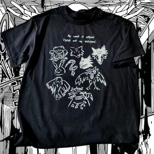 Megumi shikigami shirt , jjk tshirt , anime , cosplay shirt , handmade