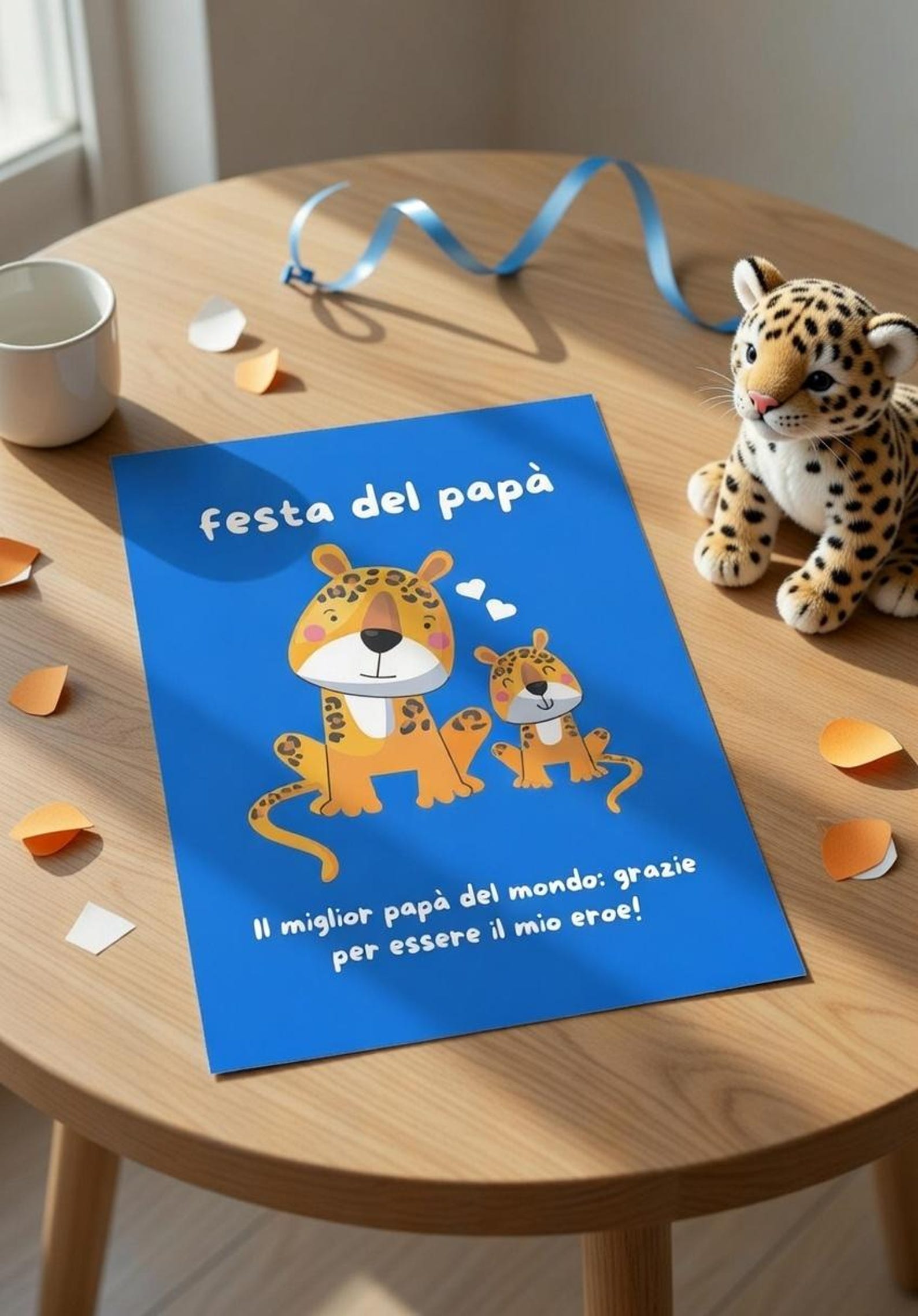Cute Printable Digital Father's Day Card, Personalized Dad Gift ...
