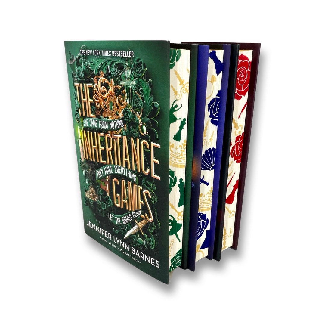The Inheritance Games Trilogy Stenciled Sprayed Edges - Etsy