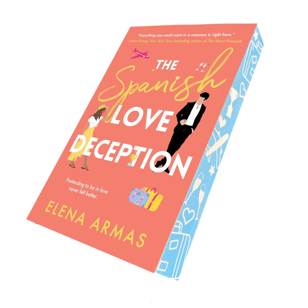 The Spanish Love Deception Elena Armas Stenciled Sprayed Edges 