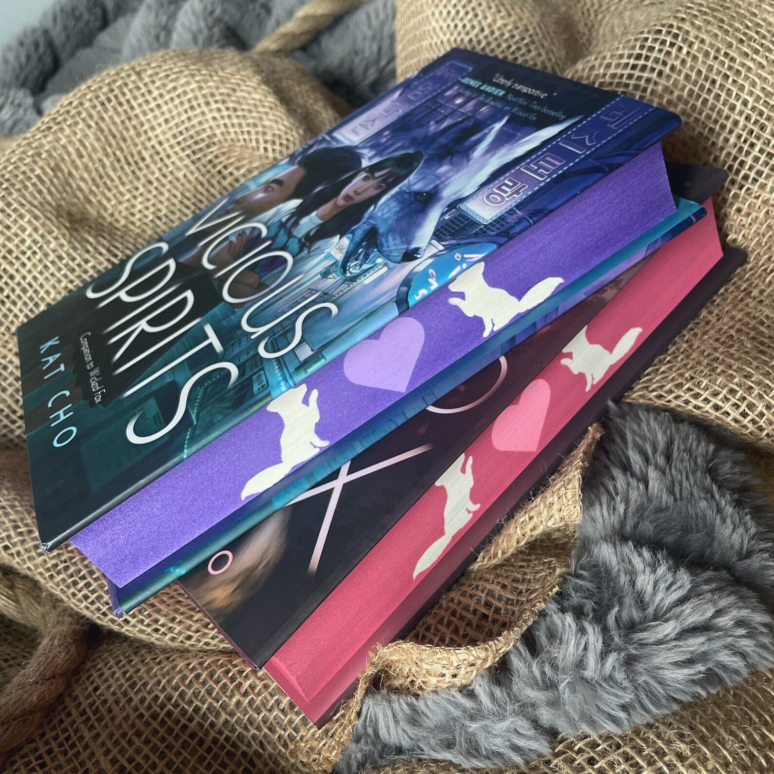 Wicked Fox Duology Gumiho Kay Cho Stenciled Edges Etsy