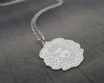 Medusa Necklace, Goddess Of The Hearth, Greek Goddess Jewelry, Ancient Greek Jewelry, Mythology Necklace, Spiritual Jewelry, Medusa Jewelry