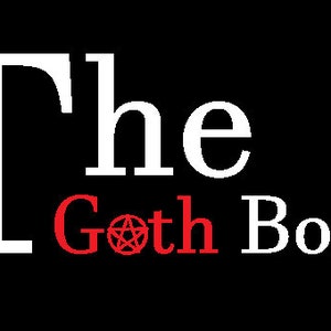 May include: The Goth Booth logo on a black background. The word "The" is in a large white serif font. "Goth" is in red, and "Booth" is in white.