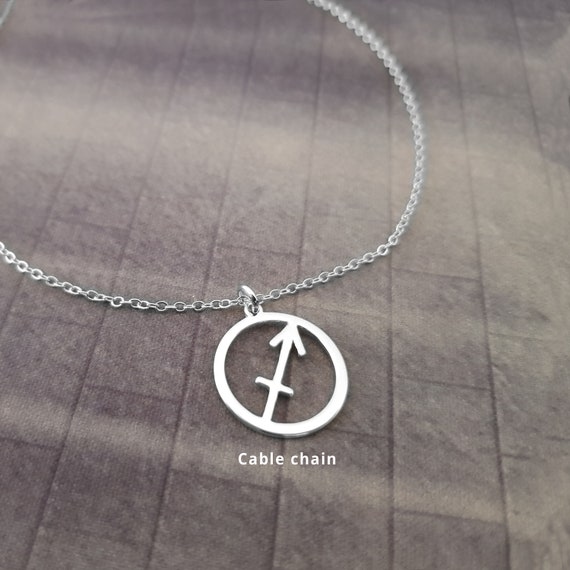 Sagittarius symbol necklace online