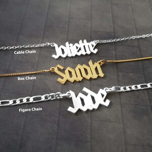 Personalized Name Necklace, Unique Customized Name Plate, Dainty Name Necklace For Him/Her, Unisex Name Pendant, Customized Name Necklace