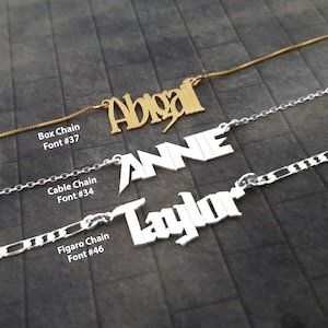 Custom Name Necklace, Custom Name Plate, Custom Any Necklace With Name, Custom Gift For Women, Name Necklace For Woman, Custom Birthday Gift