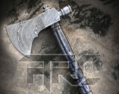 Anniversary Gift for Craftsman Tomahawks Damascus Axe Smoking Pipe Perfect Used For Range of Bushcraft Activities
