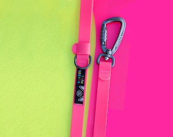 PNW Dry Leash (Pink)  Waterproof, Biothane Dog Leash