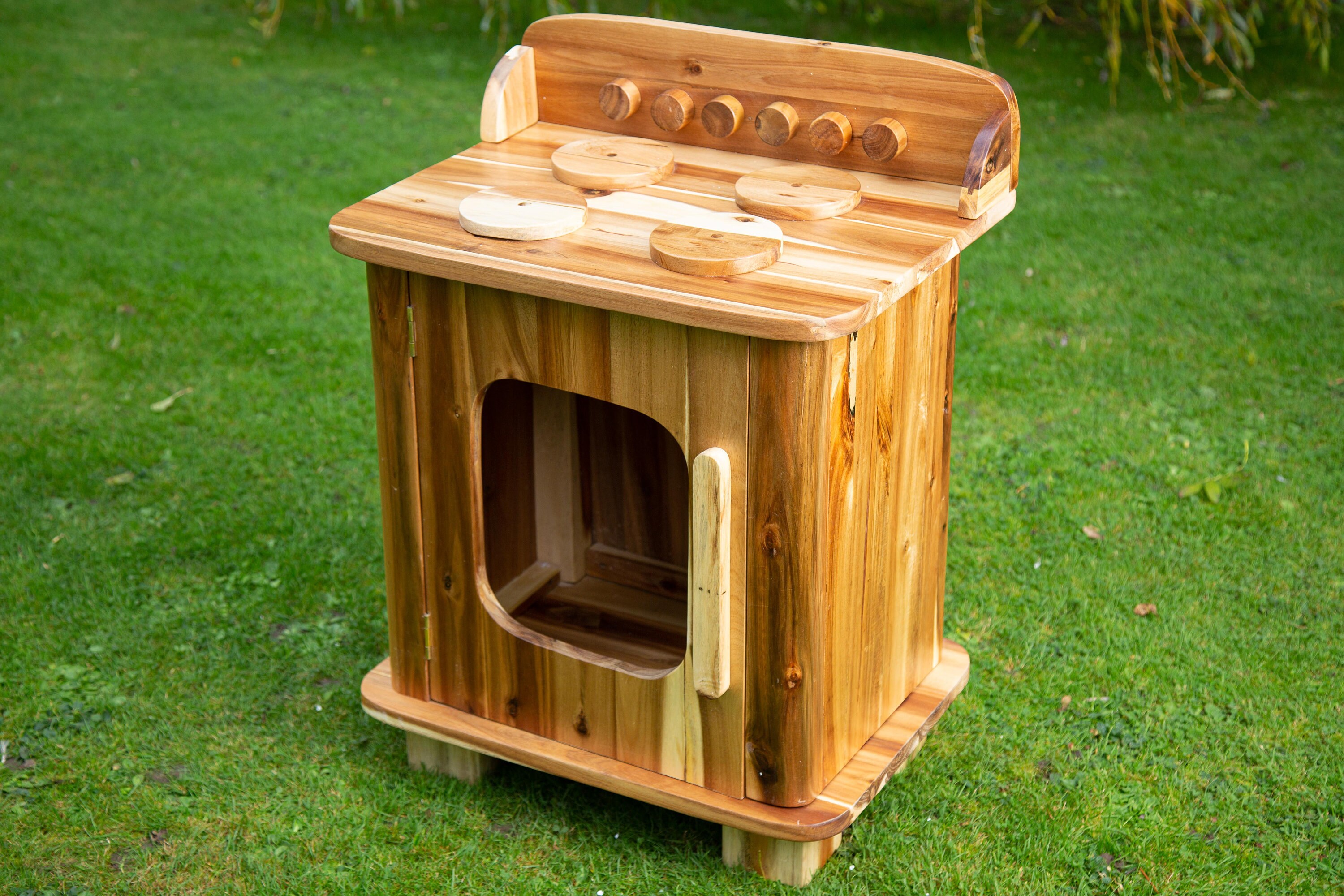 Craftplay Wooden play oven/cooker Outdoor/indoor use Etsy