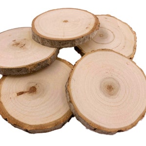 Wooden branch circles - Varied pack sizes available! - Approximately 10cm diameter
