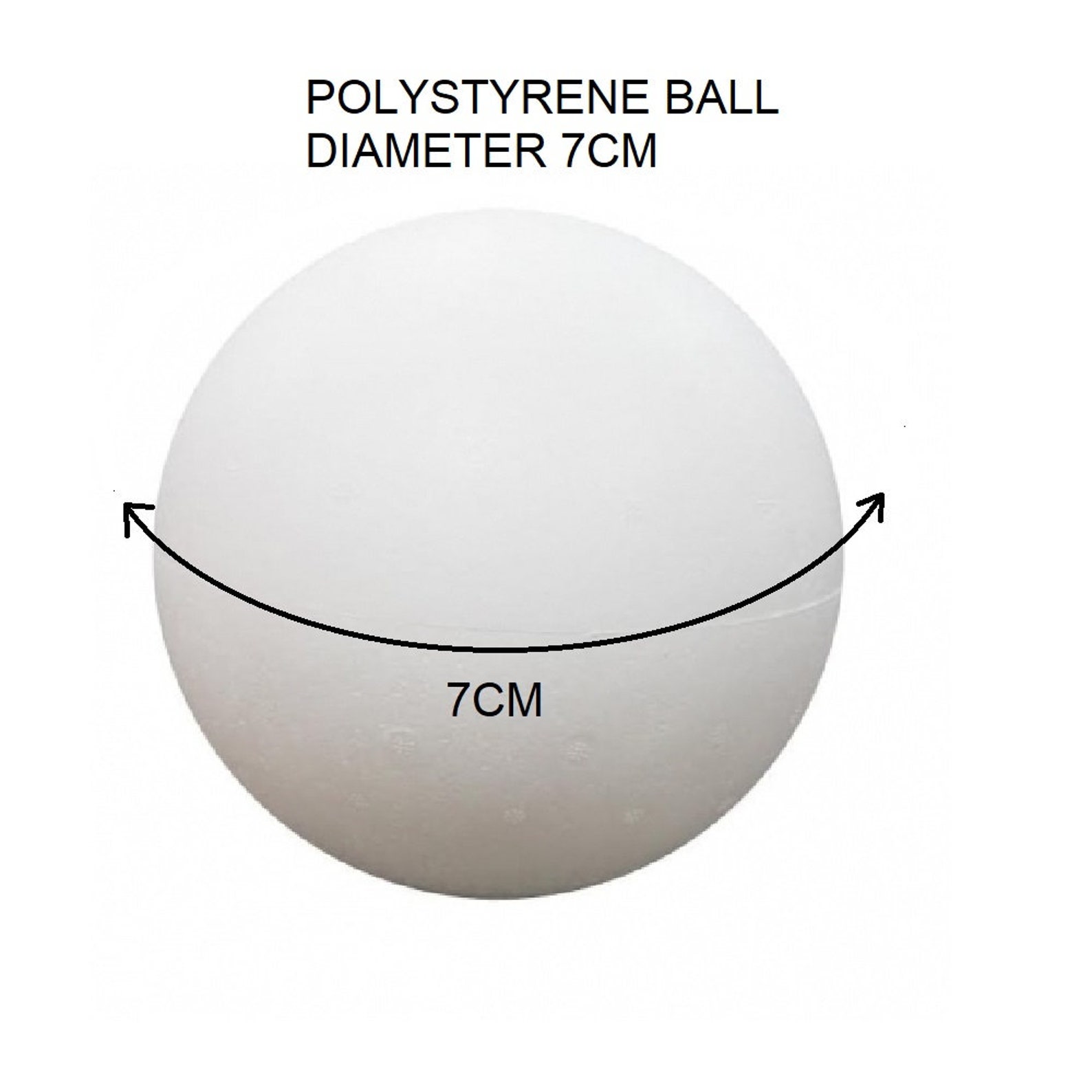 Polystyrene Balls Moulded Great for Arts & Crafts Etsy UK