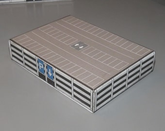 Modèle imprimable de maquette de parking d'aéroport à l'échelle 1:400