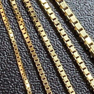 14k 585 Italy Chains - Etsy