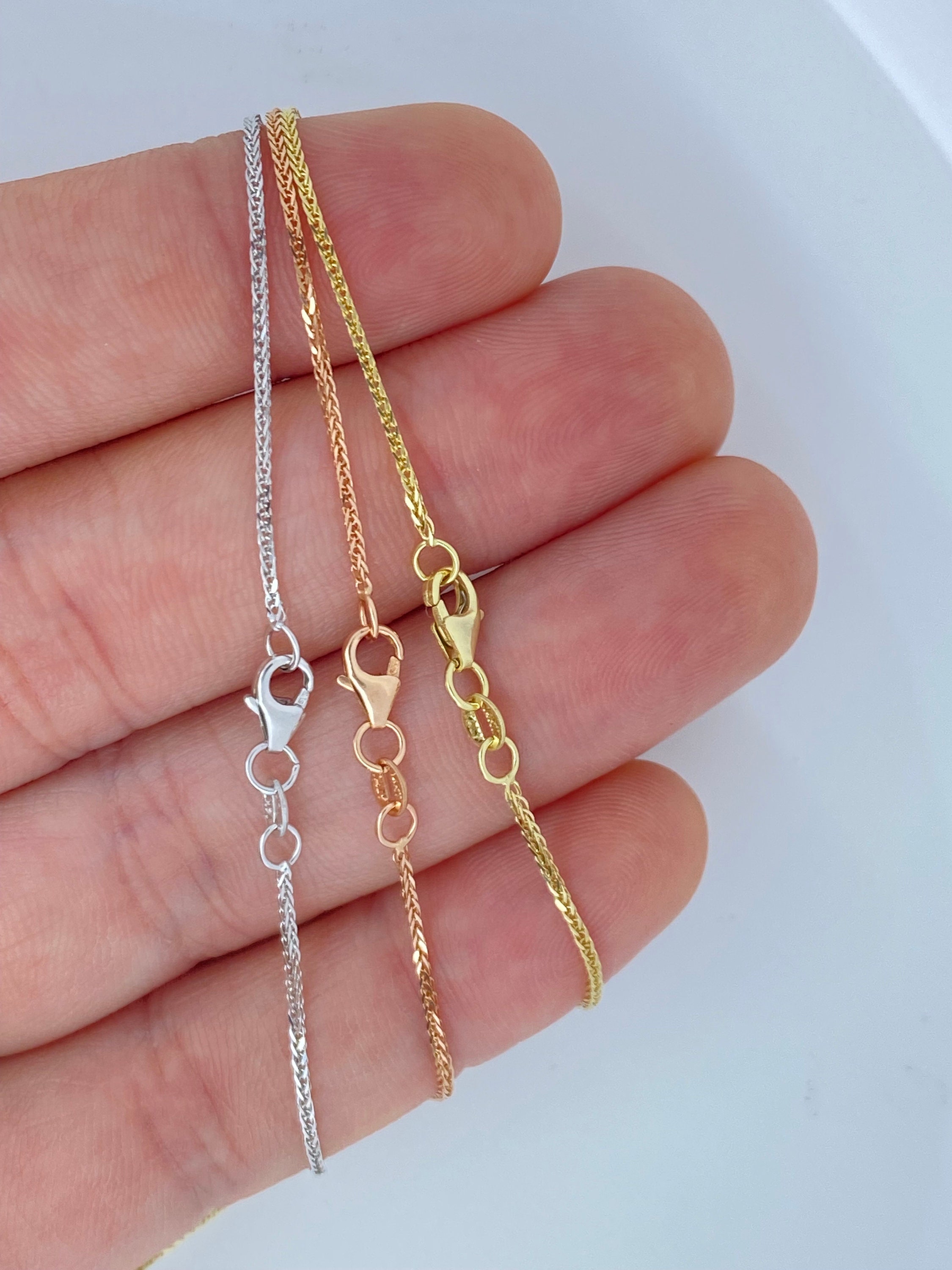 Goldkette Königskette Länge 45cm - Breite 2,5mm - 750-18 Karat Gold – Firma Holzenplotz
