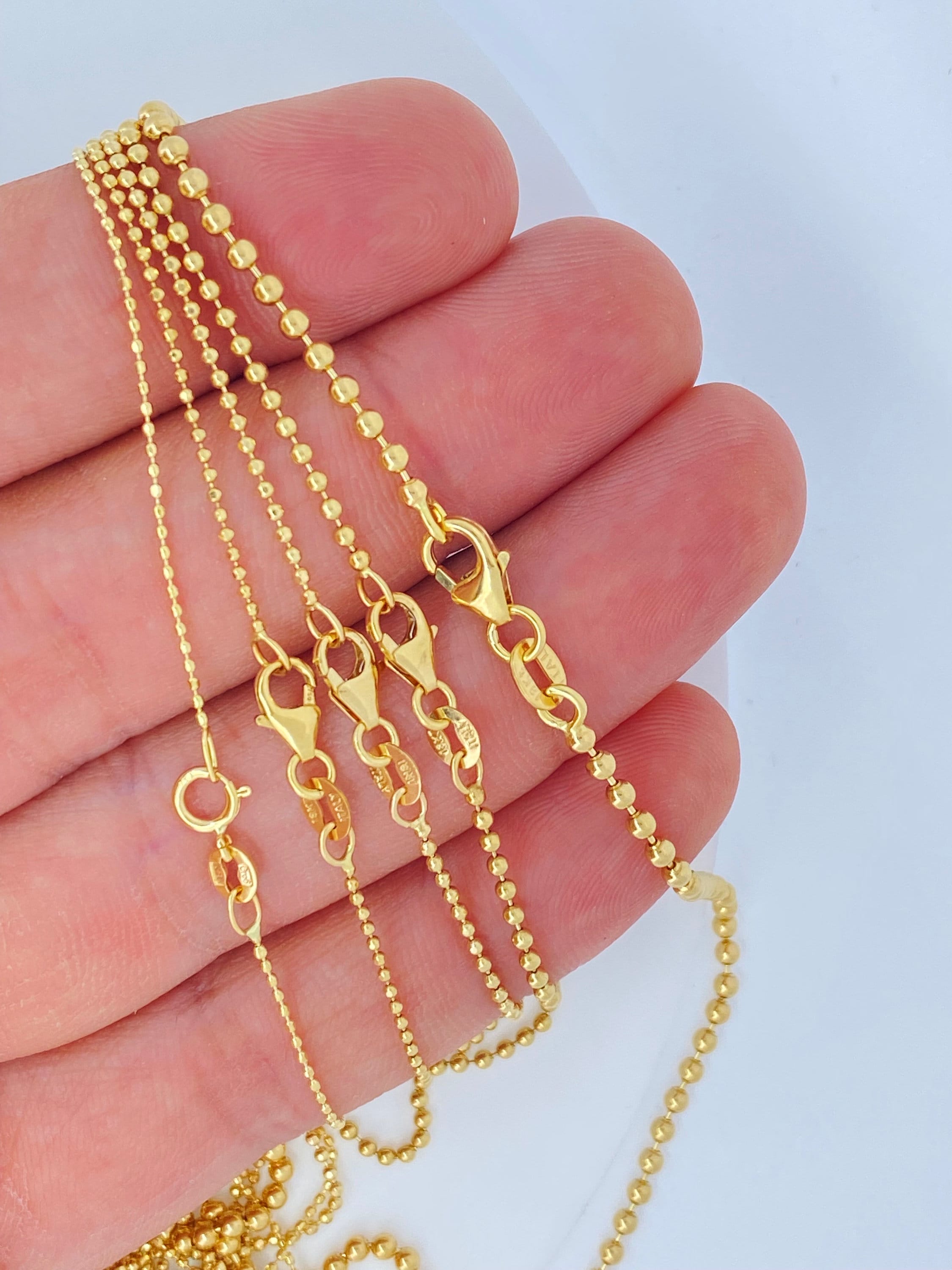 750 italy necklace - Etsy 日本