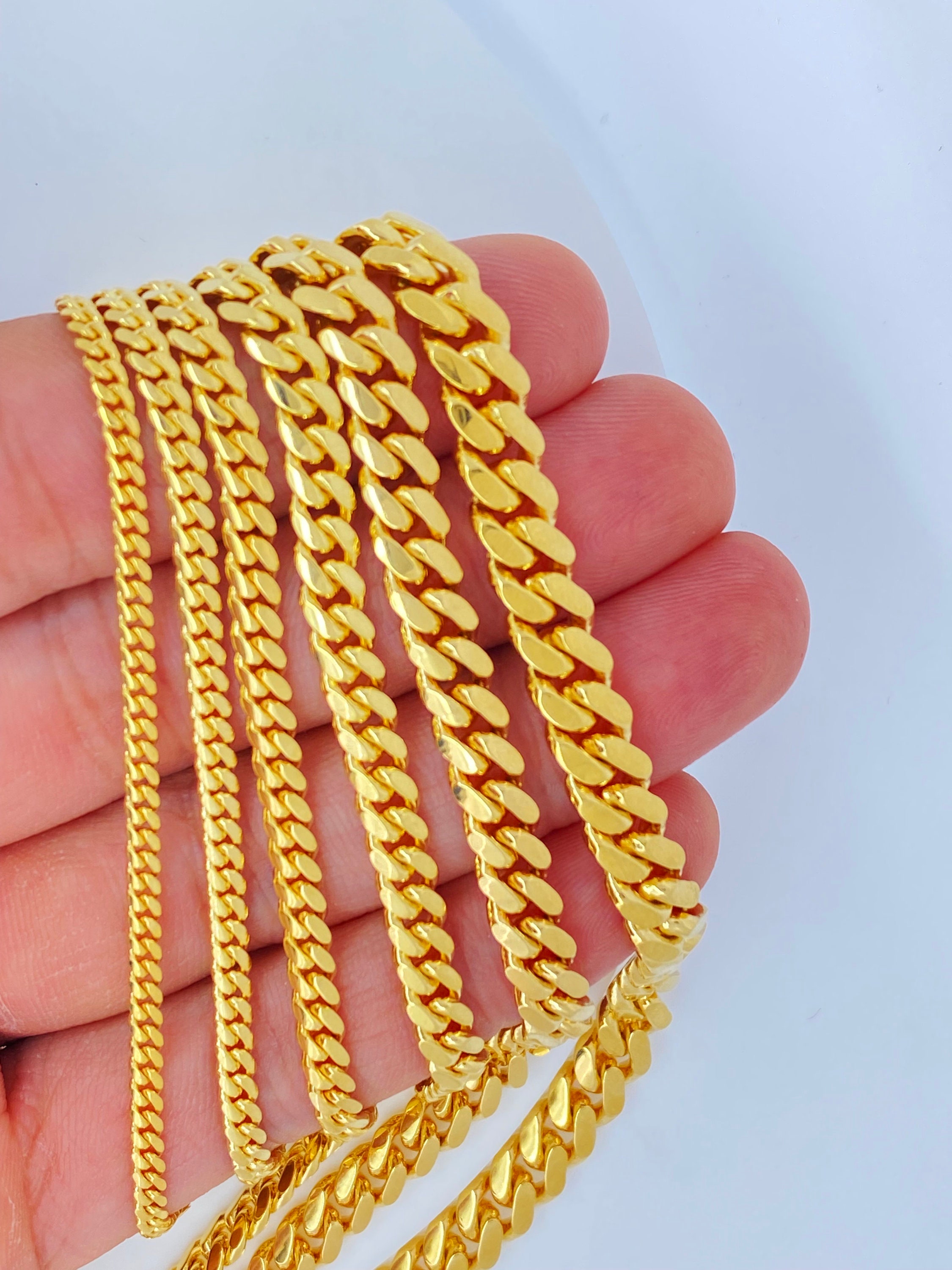 Miami Cuban Link Bracelet Half Kilo 14K Yellow Gold Natural Diamonds  Certified