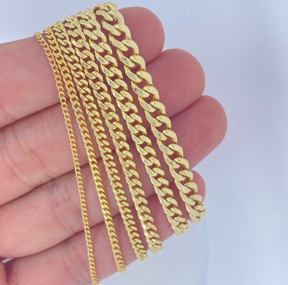 新品 14K MIAMI CUBAN CHAIN ゴールドGOLD Amazon.com: Solid 14k Yellow Gold 5mm Miami Cuban Chain 20