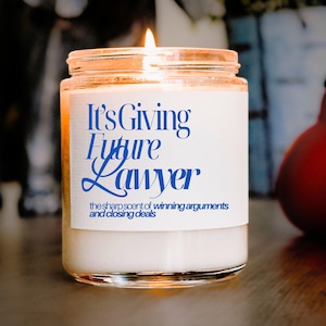 lawyer candle lawyer gift law student gift future lawyer candle for lawyer bar exam gift future lawyer candle future lawyer gift law school