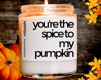 spice to my pumpkin soy candle, pumpkin pie scented candle, thanksgiving decor, fall decor, fall candle, autumn decor, pumpkin decor