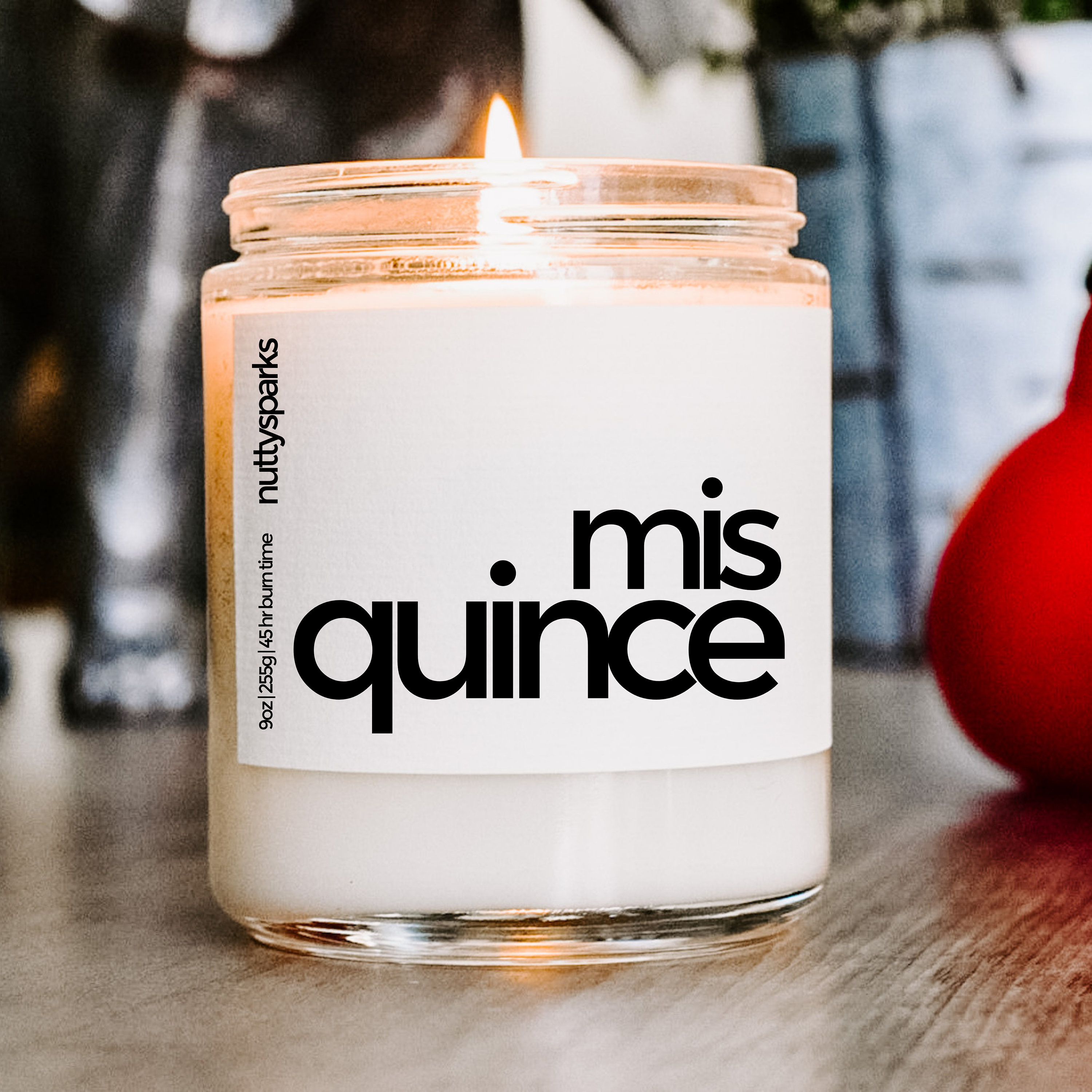 Mis Quince Scented Soy Candle Quinceanera Sweet 15 Birthday
