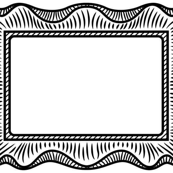 Fancy Printable Picture Frame Coloring Page