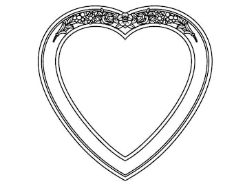 Fancy Heart Frame