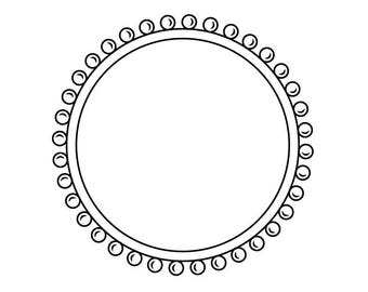 Fancy Circle Frame