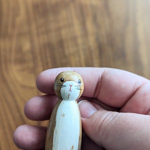 Custom Book Character Peg Dolls: Hand-Painted, Book Lover Gift image 5
