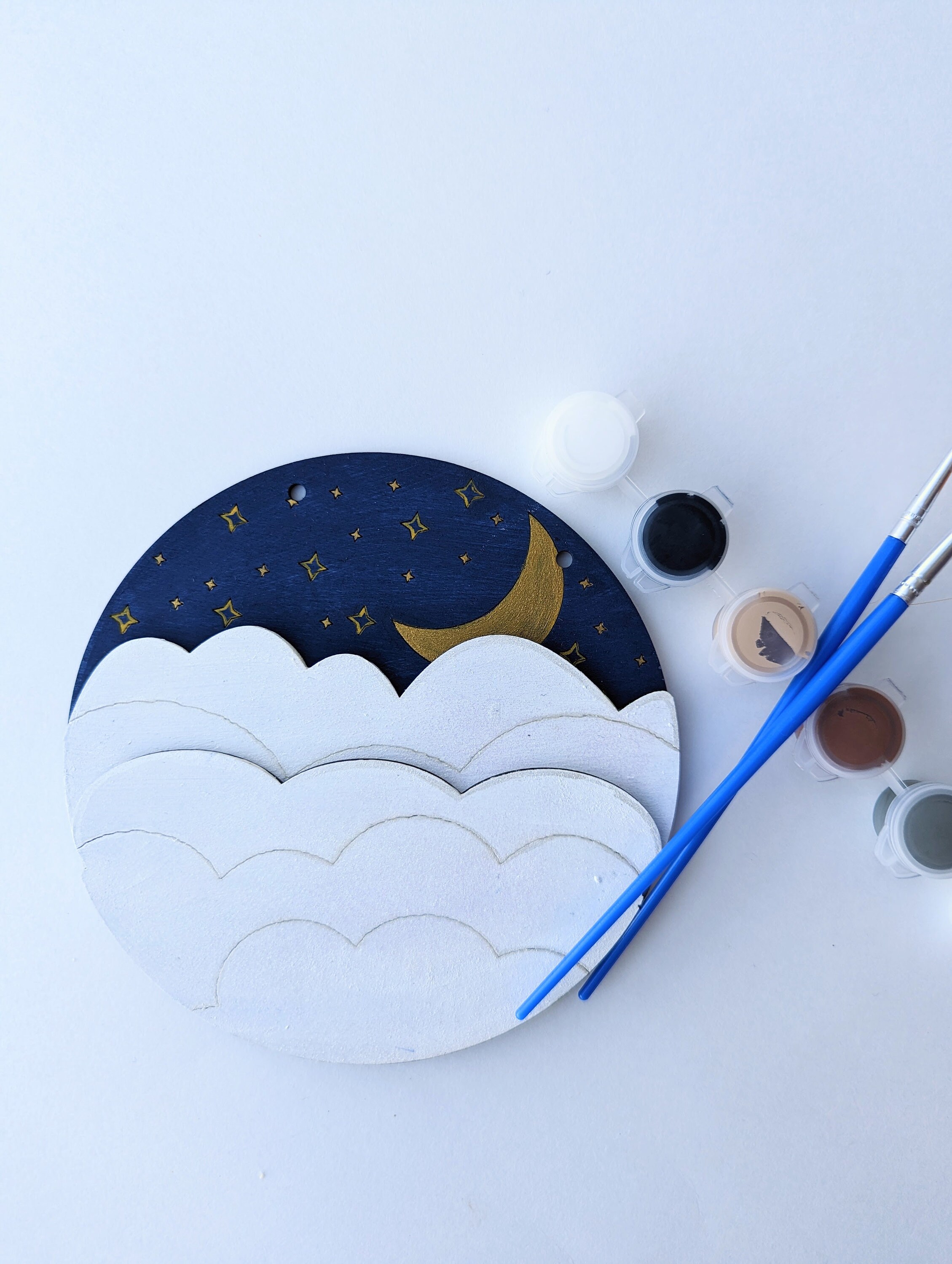 Paint Your Own Moon Lamp Kit, Cool DIY 3D Space Moon Night Light, Art  Supplies, Arts and Crafts for Kids, Toys Girls Boy Birthday Gift 