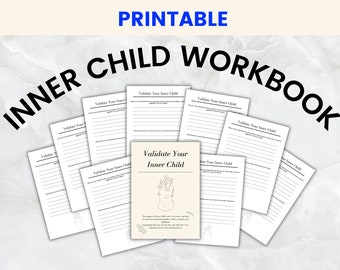 Inner Child Shadow Work, Journal Prompts, Printable Workbook Mental Health, Printable Journal Pages