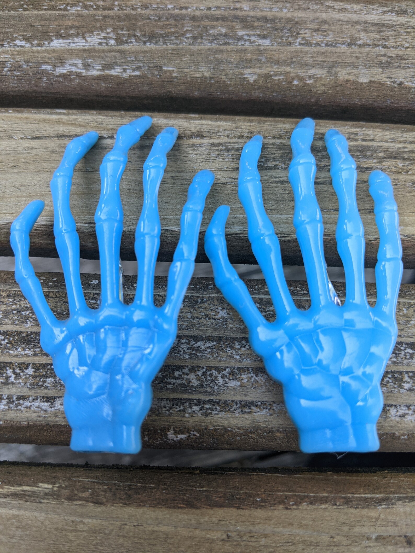 Skeleton Hand Hair Clips Etsy