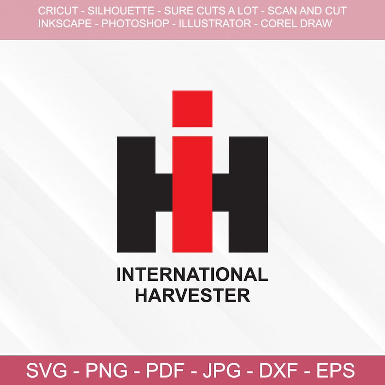 International Harvester Logo Svg Vector Cut File for Cricut Etsy India