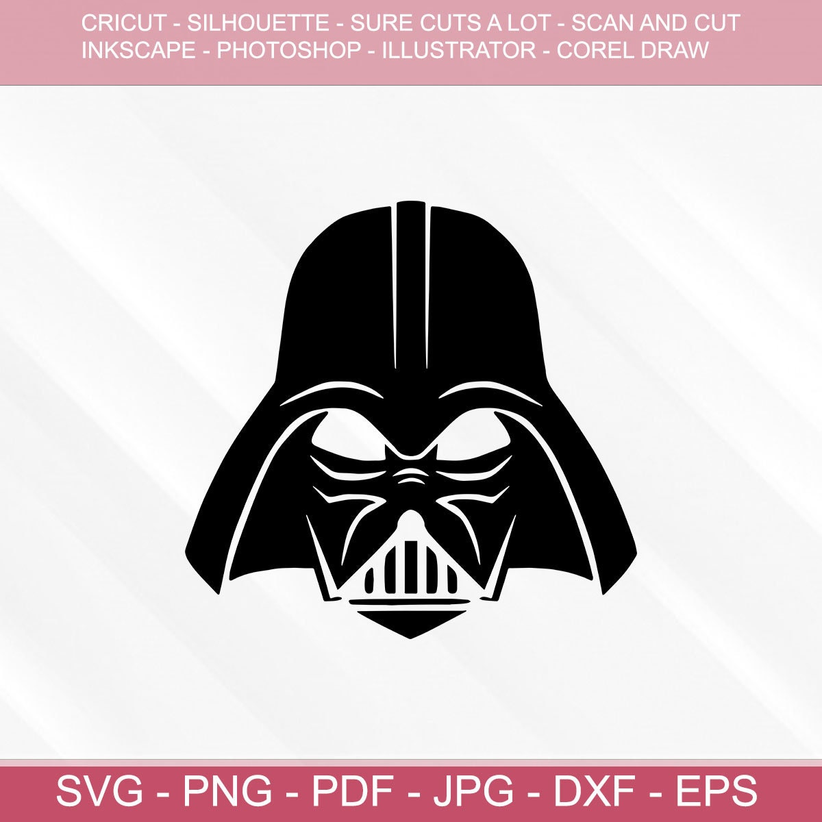 Darth Vader Svg Star Wars Svg Darth Vader Cut File Star - Etsy México
