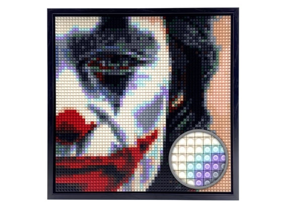 Custom Photo Brick Puzzle Mosaic Art Maker Kit 50x50cm 14400pcs, Inclu