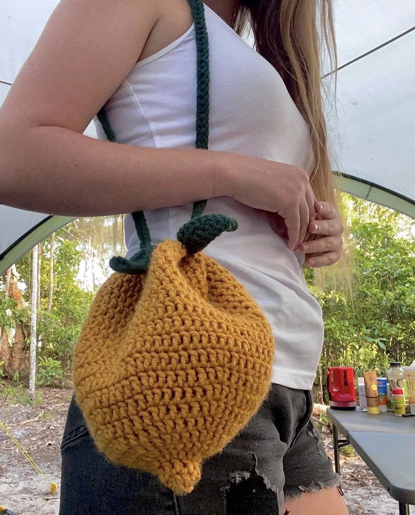Crochet Lemon Bag Etsy