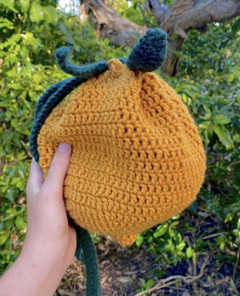 Crochet Lemon Bag Etsy