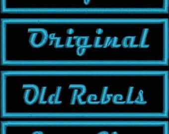 Custom patches  name and rank tags