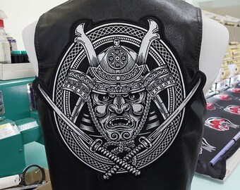 Samurai Back Patch Samurai Patch Velcro | Etsy