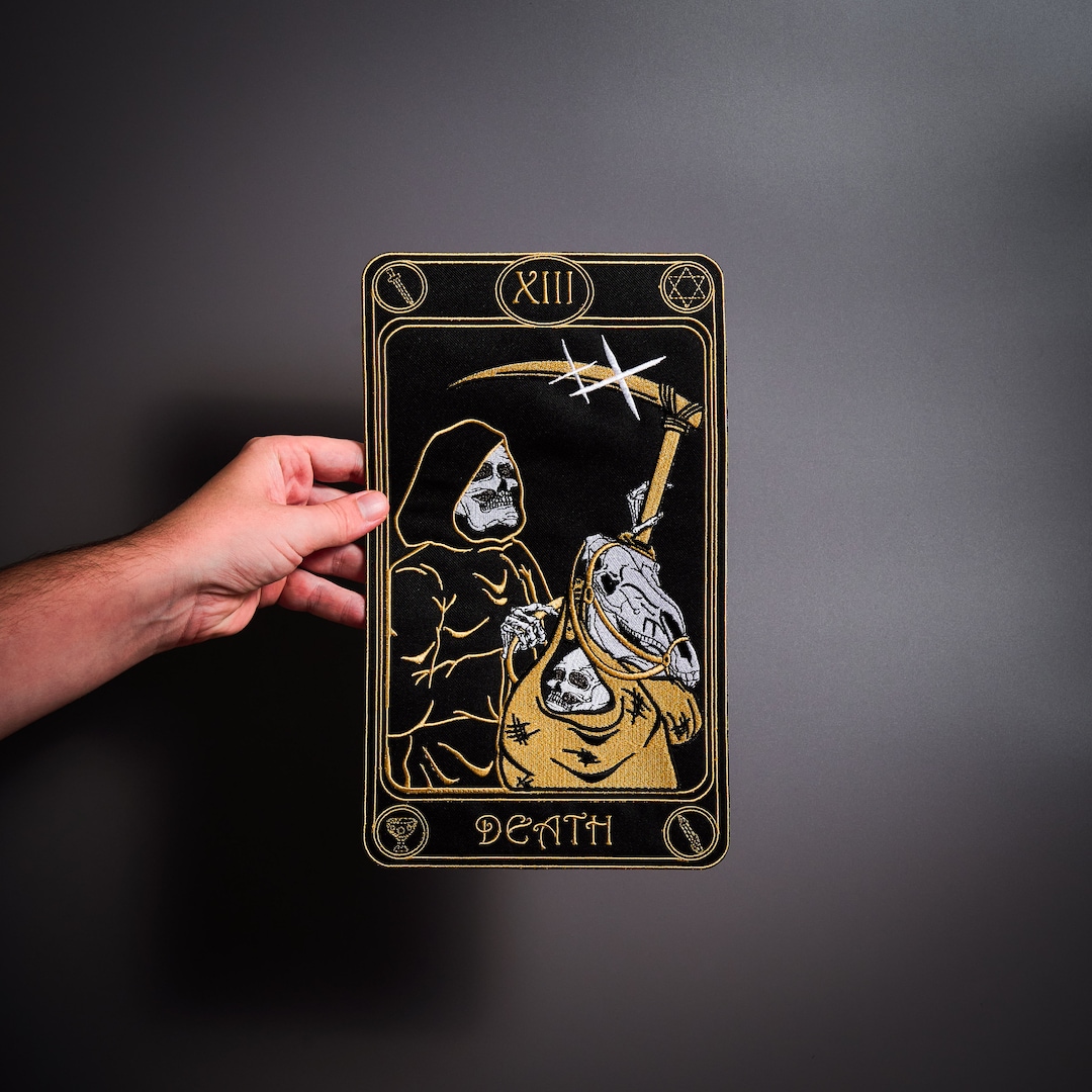 【希少 美品】D=DAY DEATH-CARD 152cm パウダーボード Large Embroidered Back Patch - 