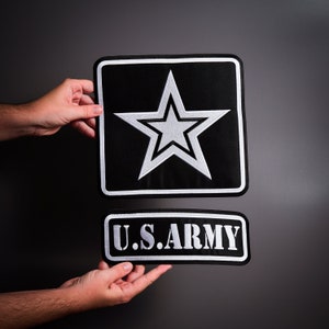 US ARMY large back patch for custom military vest