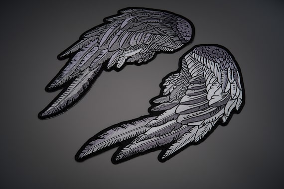 Feathers and Wings Patch, Large Ladies Back Patches for Jackets