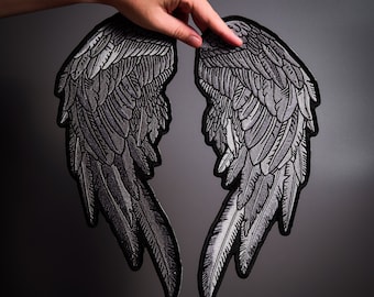 Angel wings patch Large Back Patch for jacket