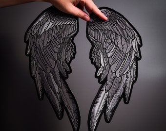 Angel wings patch Large Back Patch for jacket