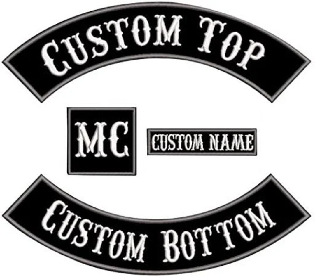 Create custom, mc patch, biker, skull, motorcycle logo by