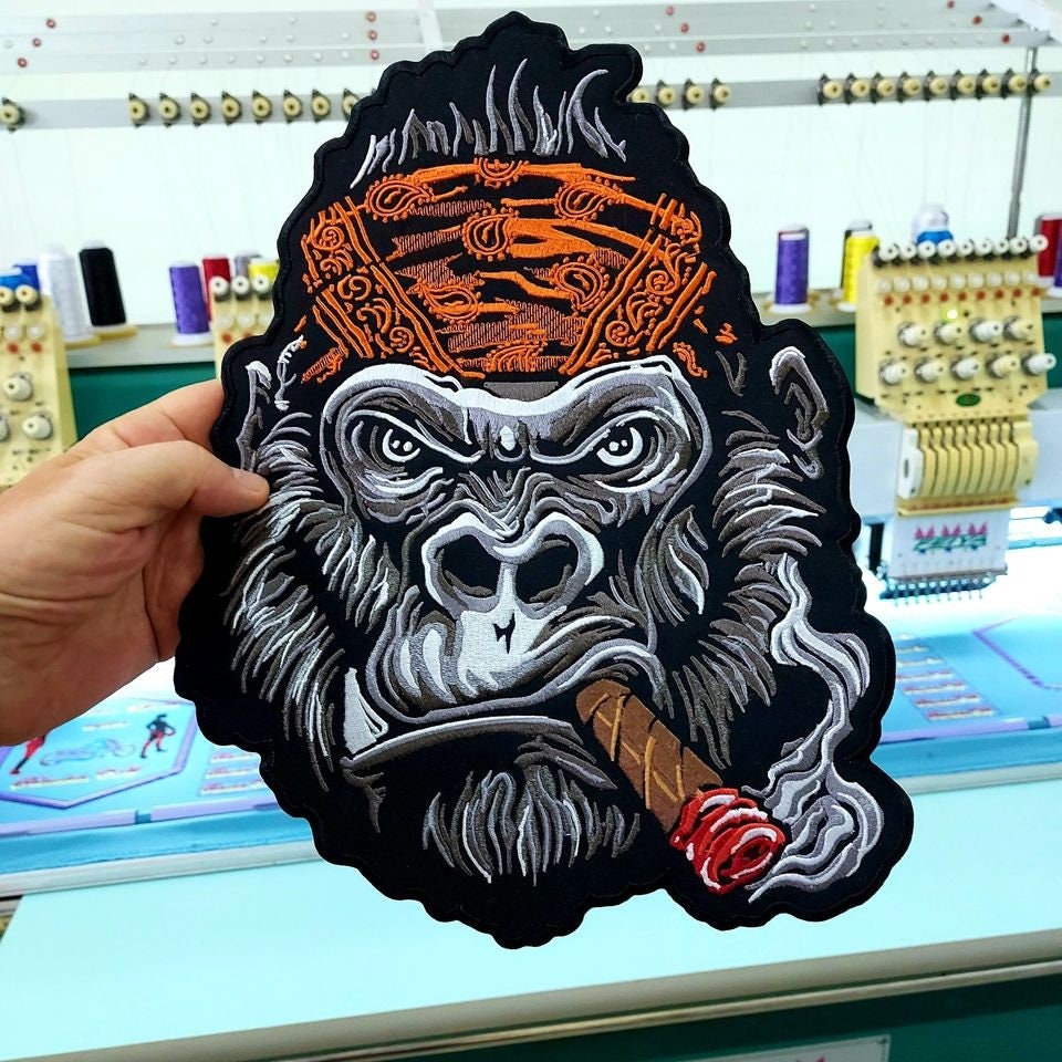 BIG PATCH White West Coast Chopper Motorcycle Biker Rider