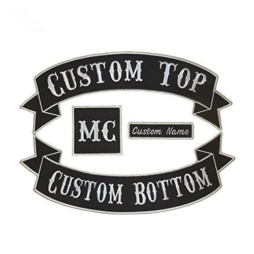 motorcycle vest bottom rocker