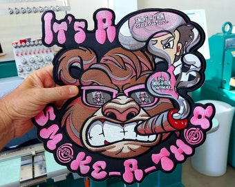 Custom Embroidered Patch: Iron On Applique, Personalized Design