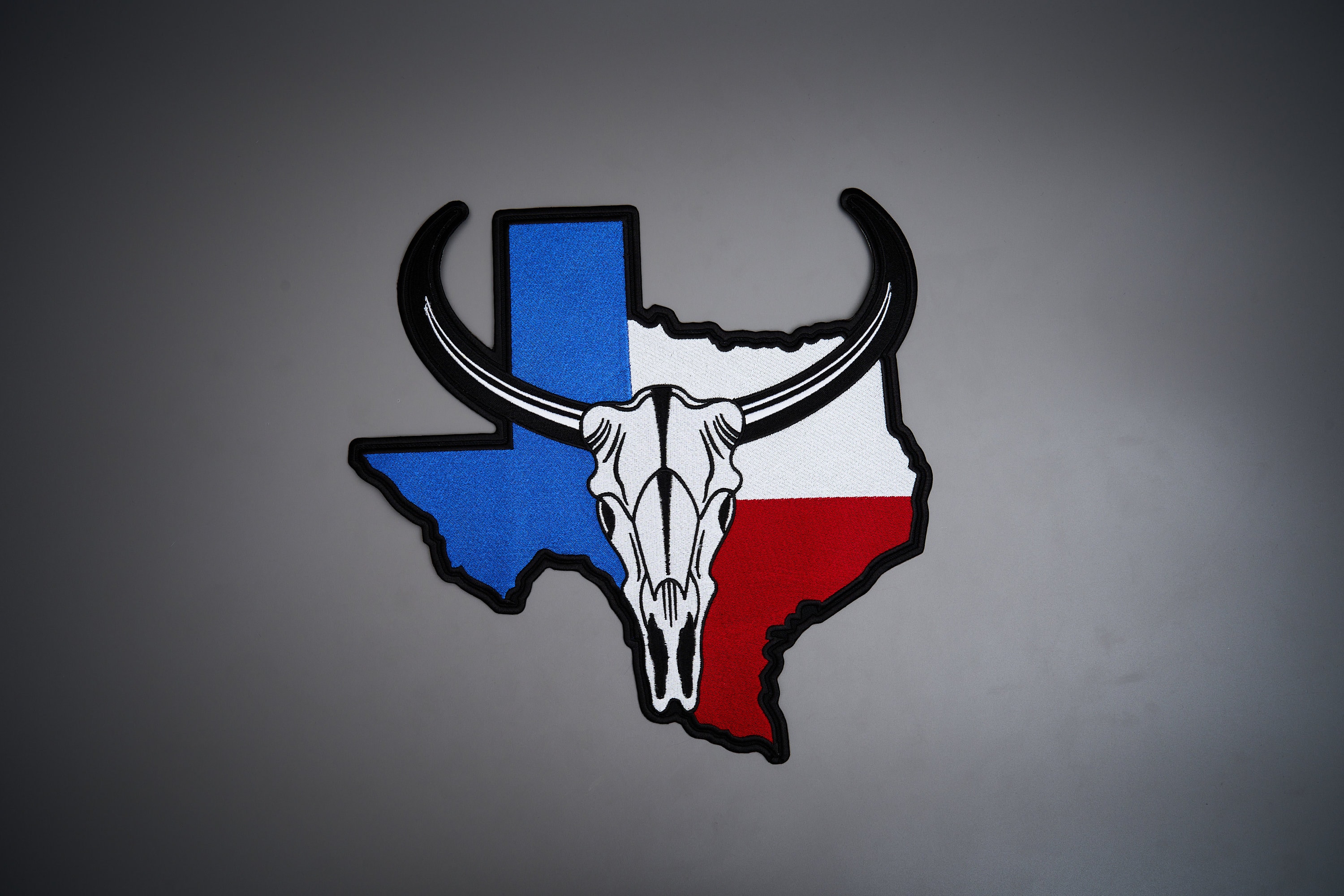 TEXAS FLAG Back Patch for custom biker vest